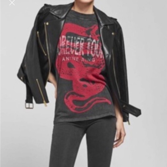 Anine Bing Tops - Anine bing forever tour tshirt
